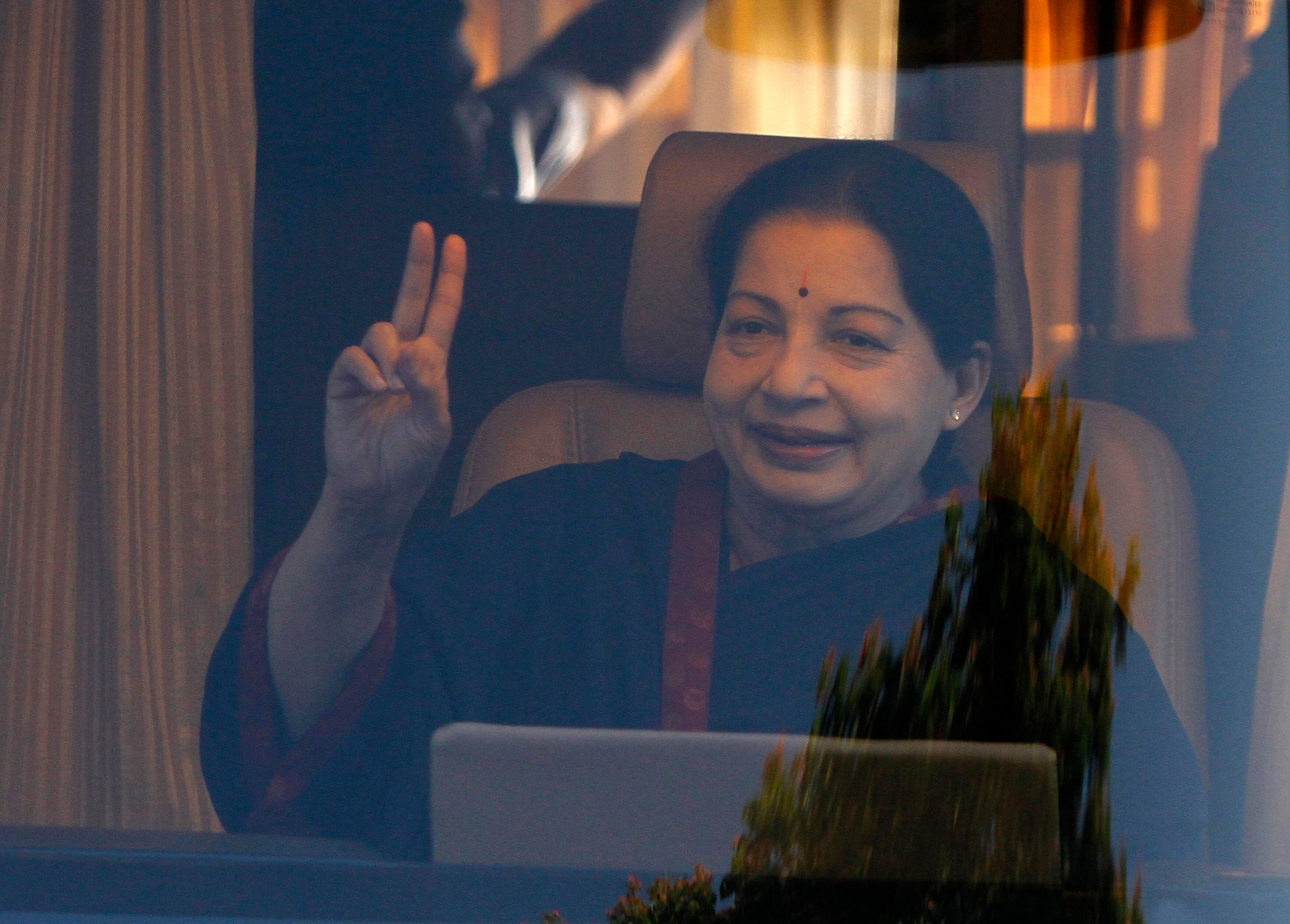 Chief Minister of Tamil Nadu and chief of AIADMK J Jayalalithaa. (Photo: Reuters)